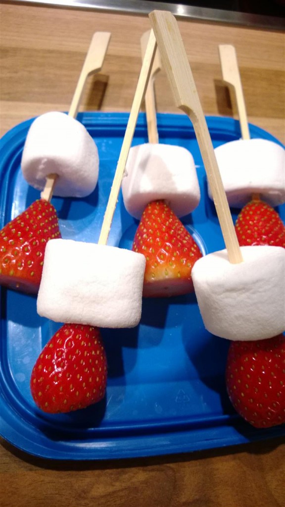 Erdbeeren mit Marshmallow 2