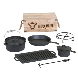 Dutch Oven BBQ Bull Set